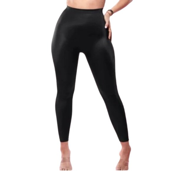Women's Plus 2X Yitty Headliner Shaping High Waist Leggings Black - Picture 1 of 8